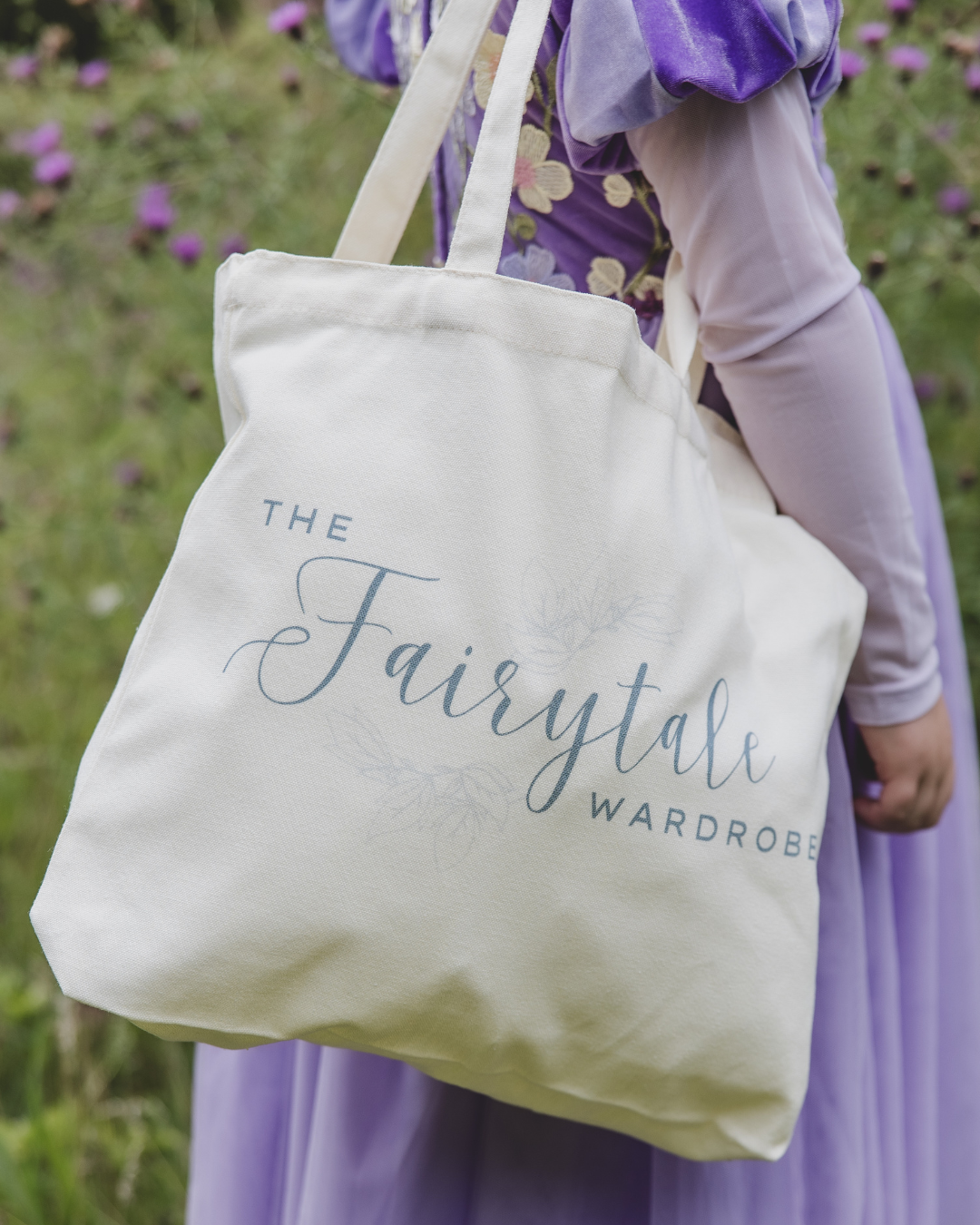 Fairytale cotton tote bag