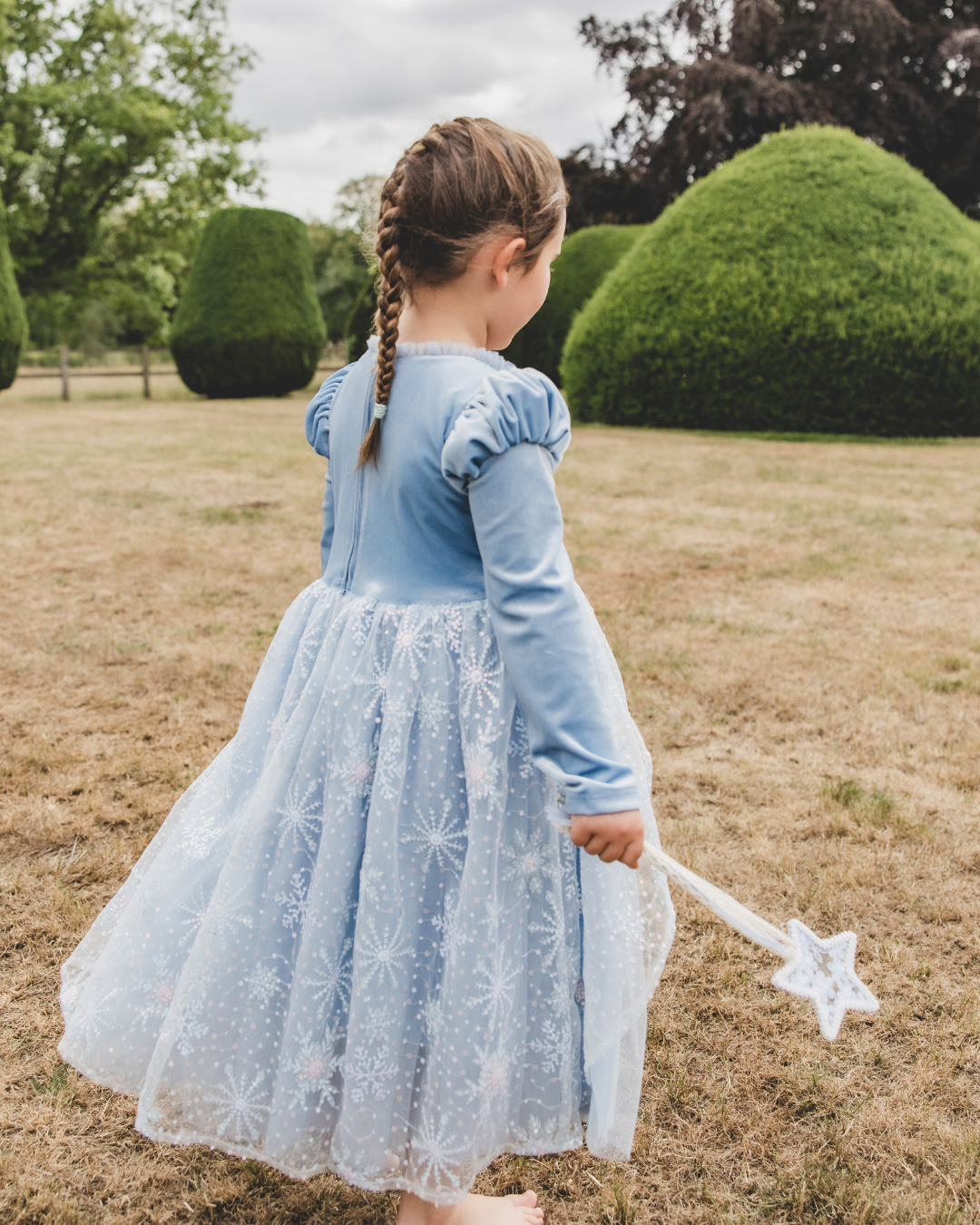 Snowflake Christmas Princess Dress