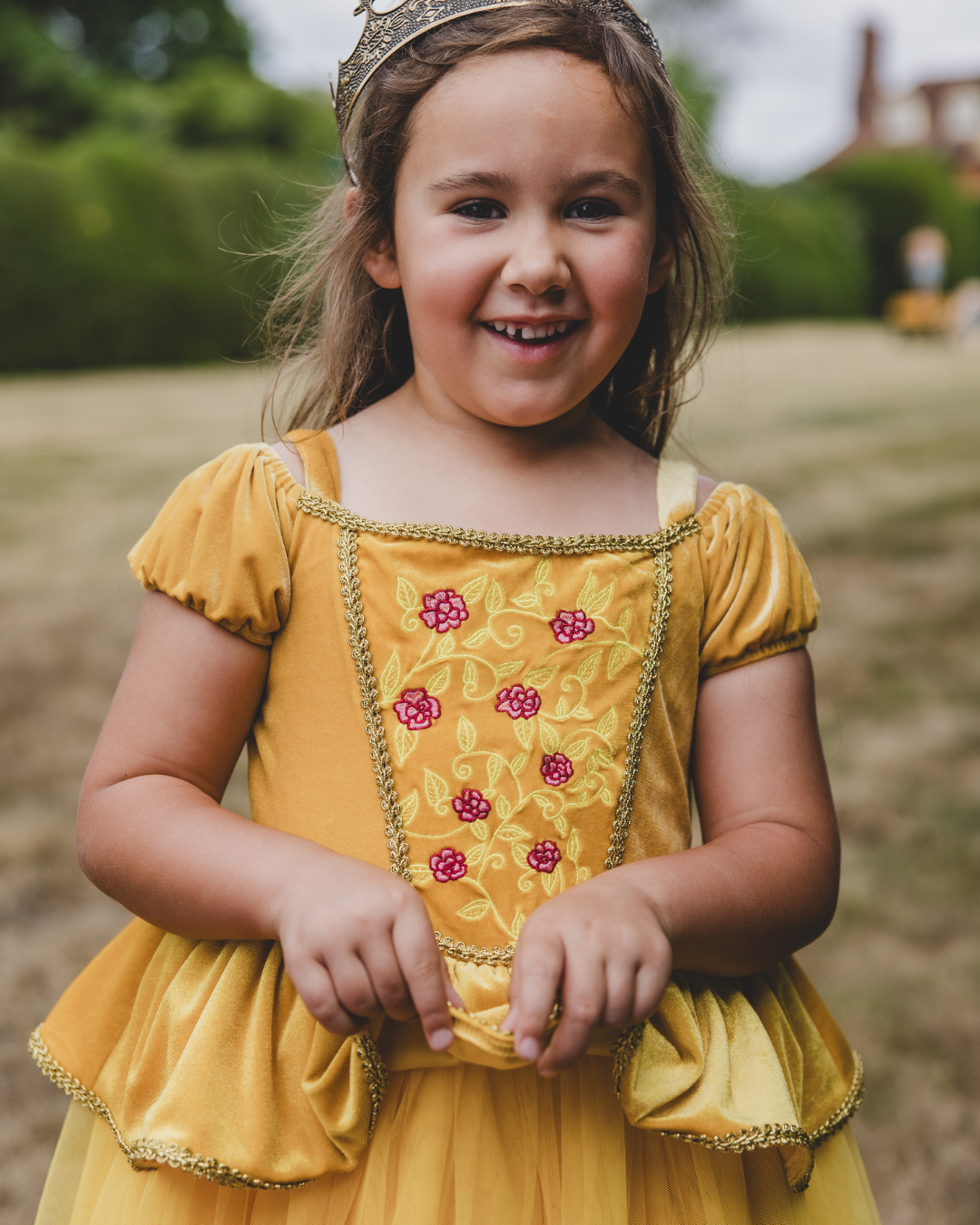 Belle inspired fairytale princess dress