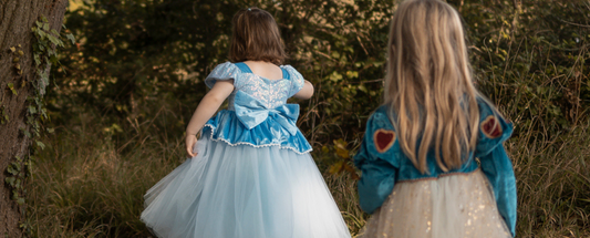 What do children learn through dressing up?