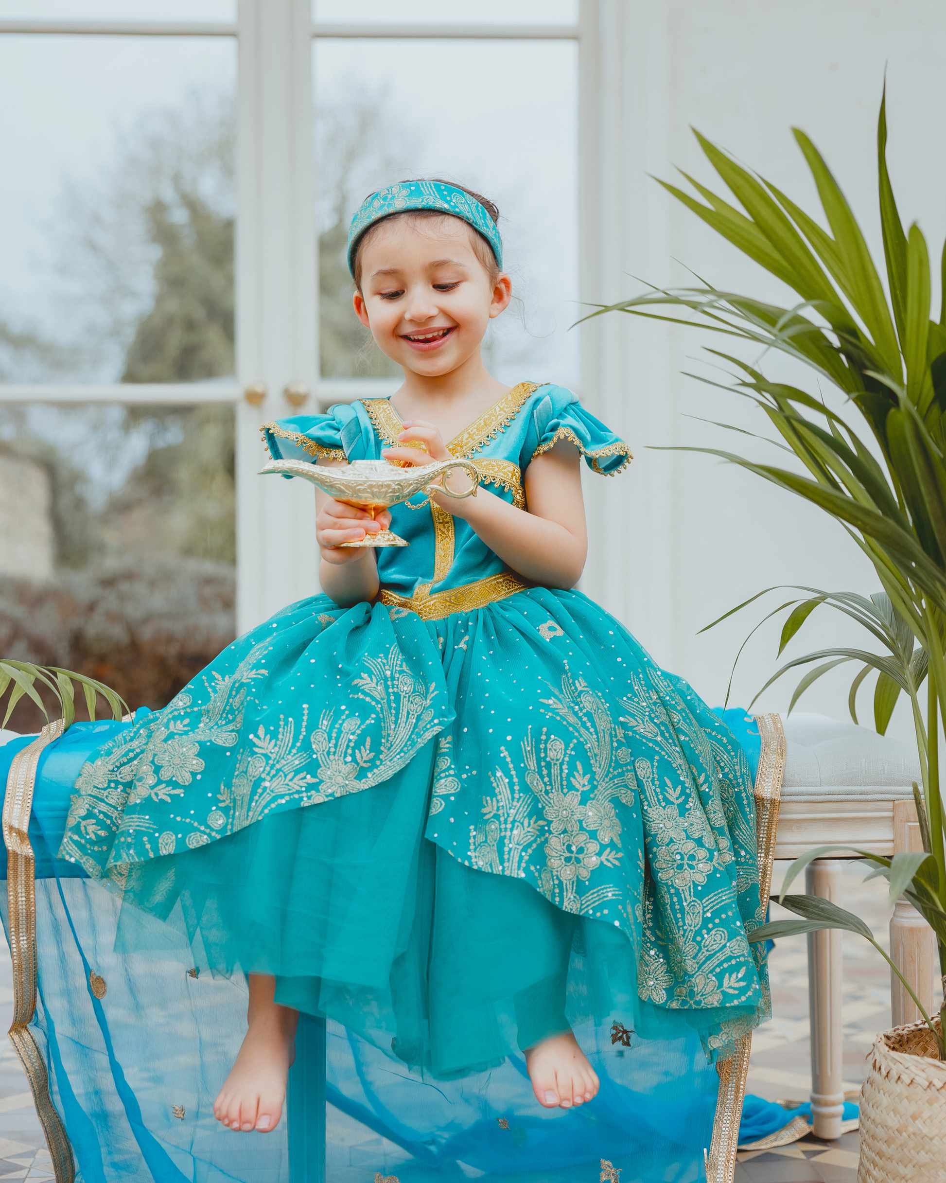 arabian princess dress Arab Turquoise for Kids Everyday Costume 8 add a touch of whimsical charm Arabian Princess Dress Little