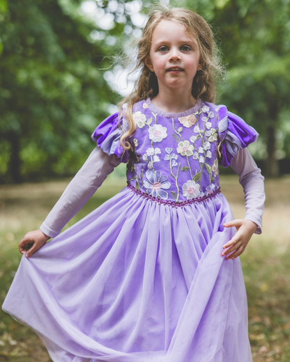 Rapunzel girls princess dress 